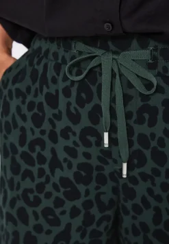 Pantalon en mousseline à motifs