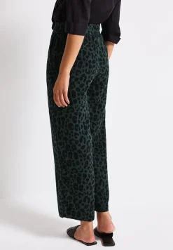 Pantalon en mousseline à motifs