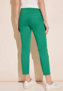 Pantalon en satin 7/8