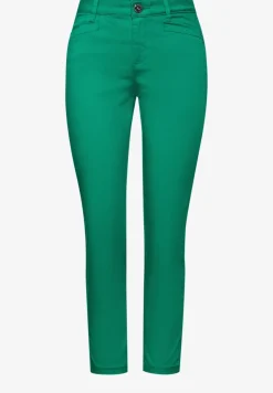 Pantalon en satin 7/8