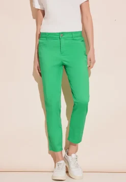 Pantalon en satin 7/8