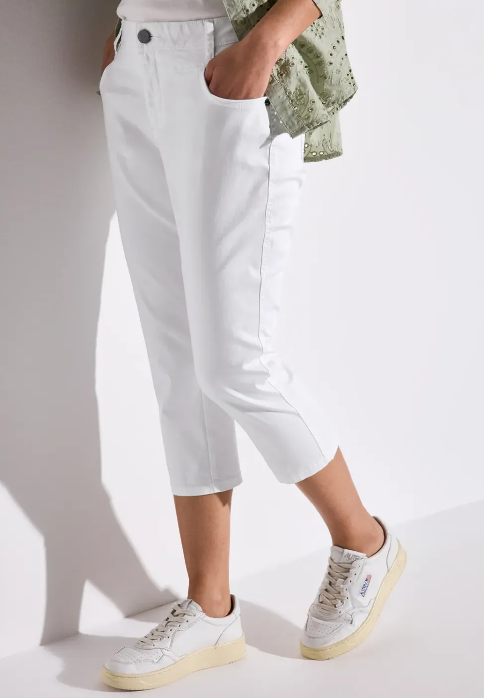 Pantalon 3/4 en satin