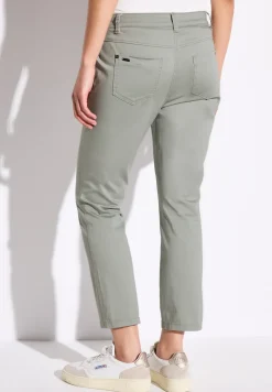 Pantalon en satin 7/8