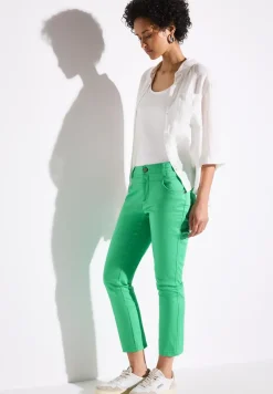 Pantalon en satin 7/8
