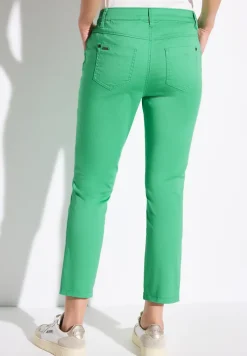 Pantalon en satin 7/8