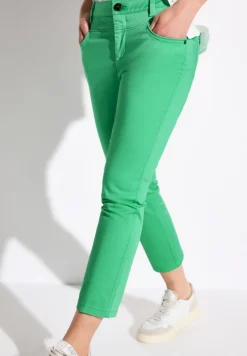 Pantalon en satin 7/8