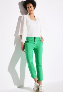 Pantalon en satin 7/8