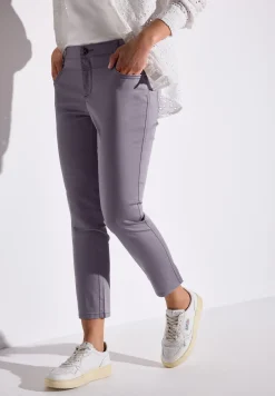Pantalon en satin 7/8