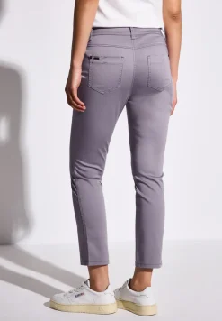 Pantalon en satin 7/8
