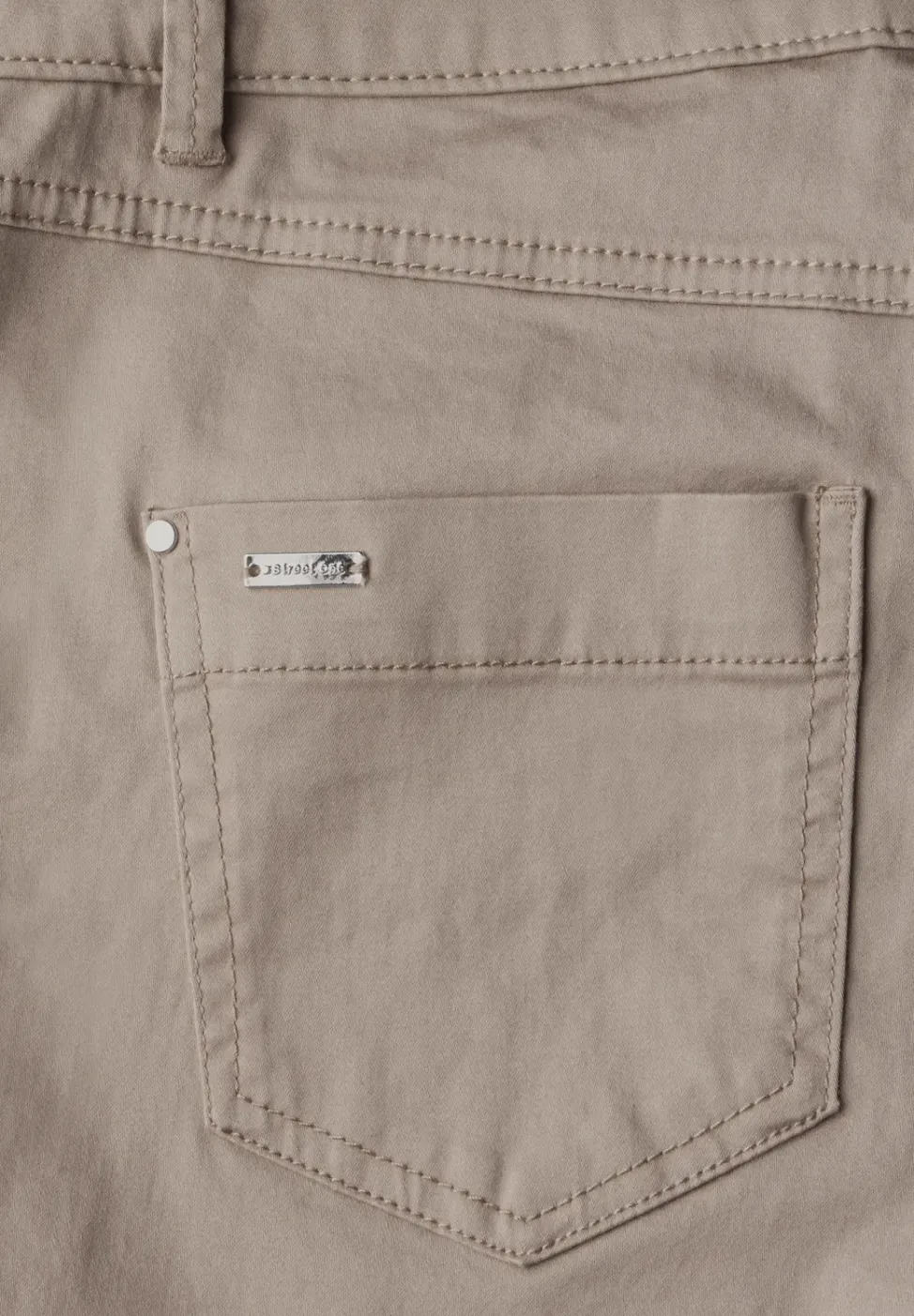 Pantalon en satin, coupe décontractée