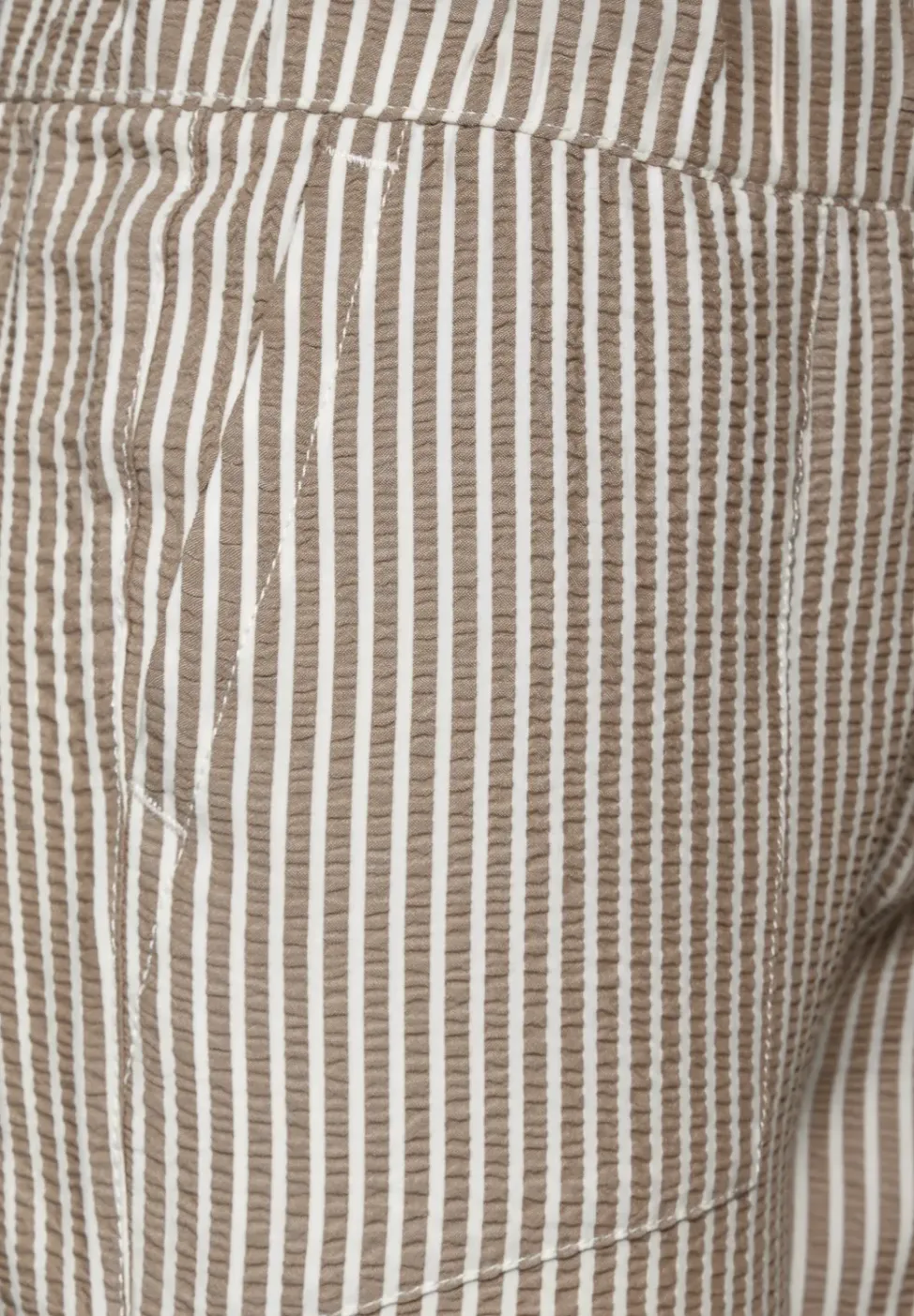 Pantalon en seersucker paperbag