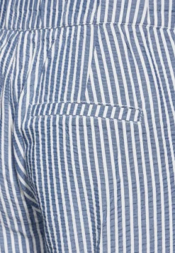 Pantalon en seersucker paperbag