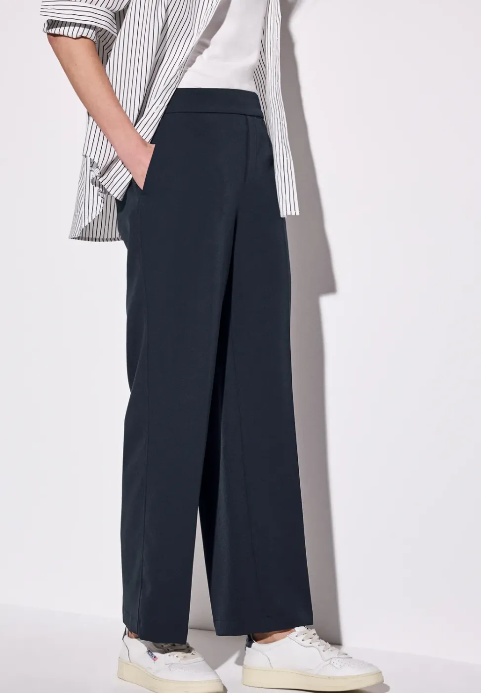 Pantalon en sergé Straight Legs