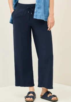 Pantalon 7/8 en sergé structuré