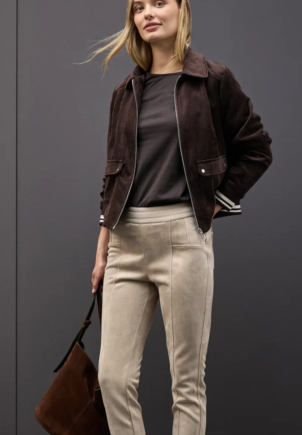 Pantalon en velours