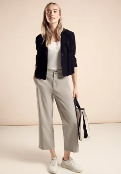 Pantalon en velours côtelé, coupe décontractée