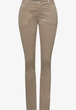 Pantalon en velours côtelé, coupe décontractée