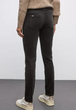 Pantalon en velours côtelé, coupe décontractée