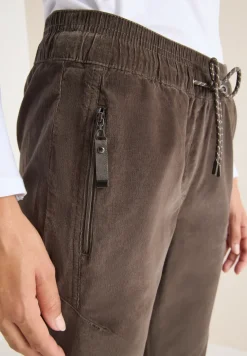Pantalon en velours côtelé, coupe causale