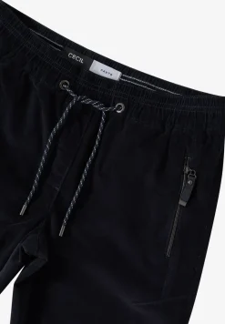 Pantalon en velours côtelé, coupe casuale