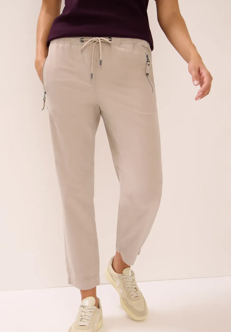 Pantalon en velours côtelé, coupe casuale