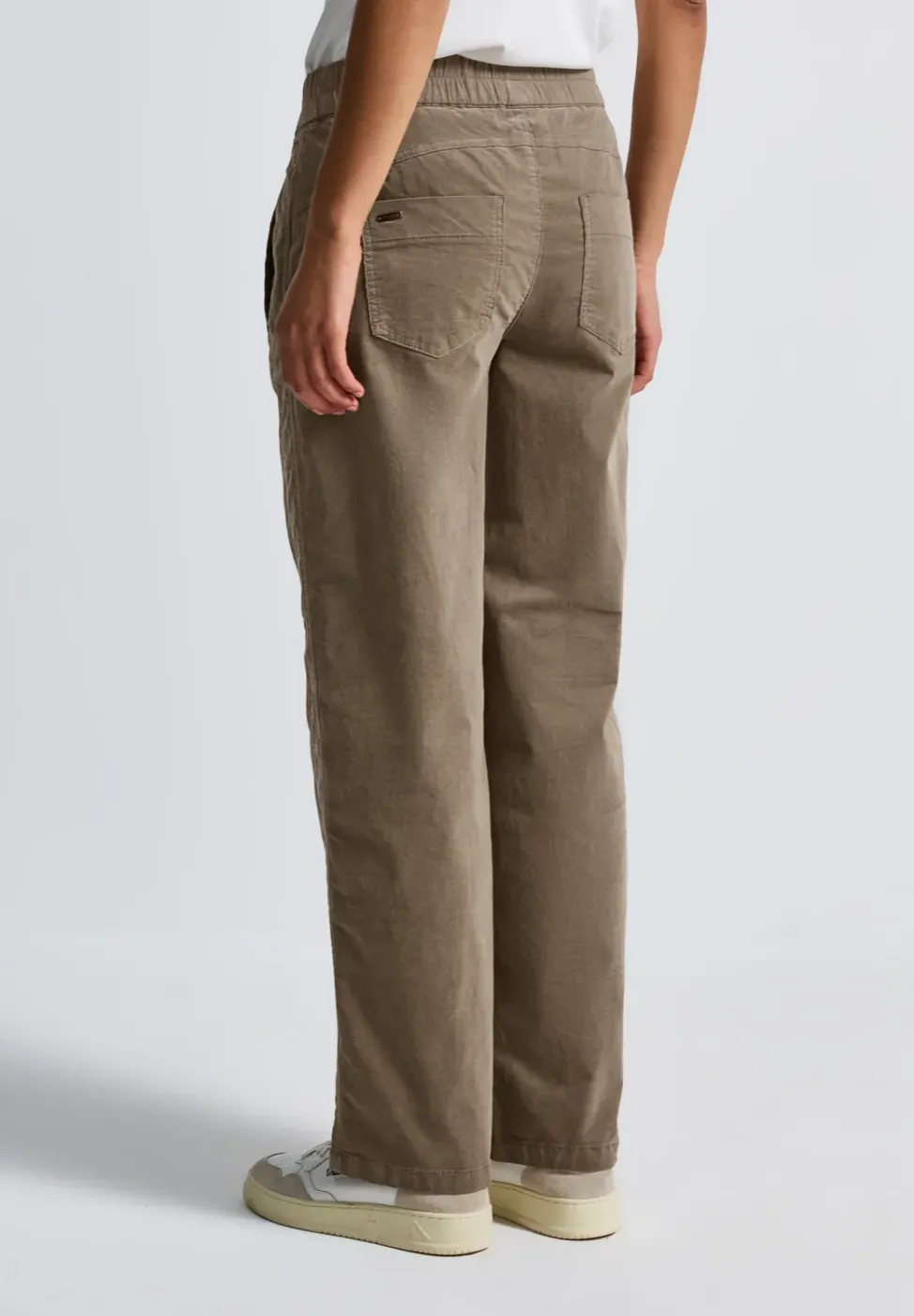 Pantalon en velours côtelé délavé
