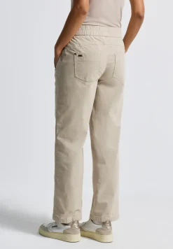 Pantalon en velours côtelé délavé