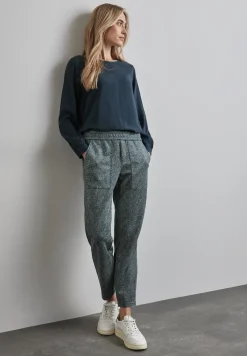Pantalon en velours imprimé