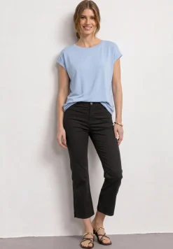 Pantalon 3/4 Flared Leg en coupe casual