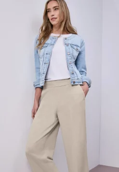 Pantalon High Waist Wide Leg en coupe décontractée