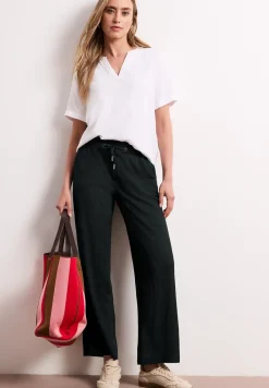 Pantalon High Waist Wide Leg en coupe décontractée