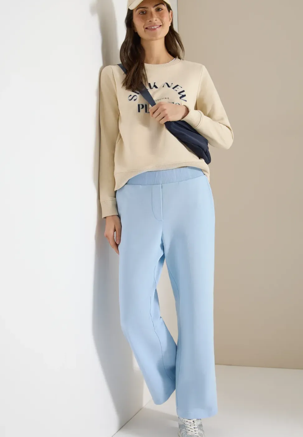 Pantalon High Waist Wide Leg en Loose Fit