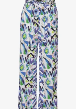 Pantalon imprimé multicolore