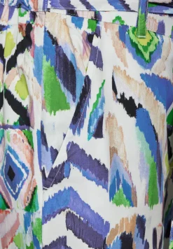 Pantalon imprimé multicolore