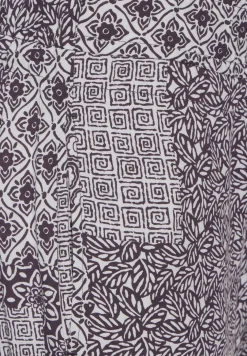 Pantalon à imprimé patchwork