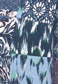Pantalon à imprimé patchwork