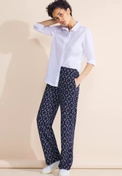 Pantalon jacquard coupe classique