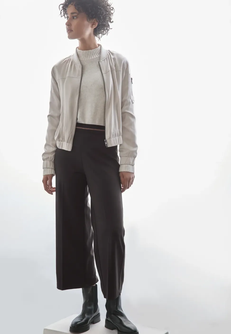 Pantalon 7/8 jambes larges