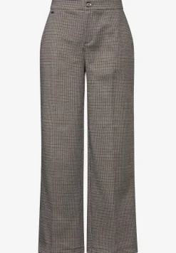 Pantalon large à carreaux