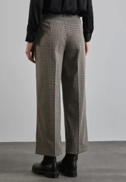 Pantalon large à carreaux