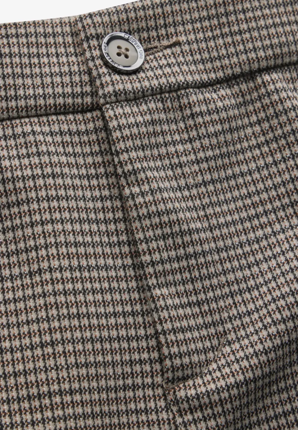 Pantalon large à carreaux