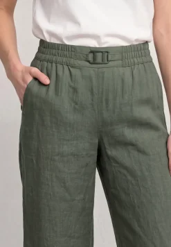 Pantalon large en lin, coupe loose