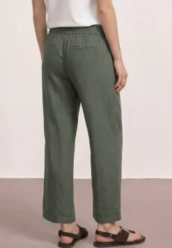 Pantalon large en lin, coupe loose