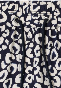 Pantalon large loose fit imprimé léopard