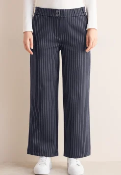 Pantalon large à rayures