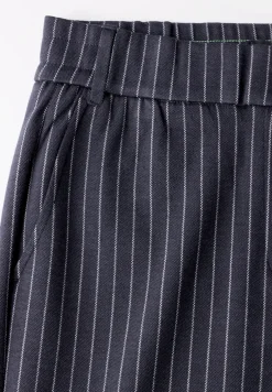Pantalon large à rayures