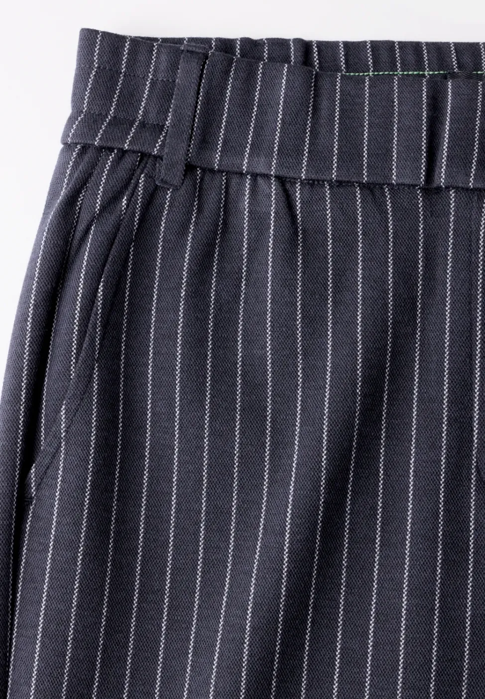 Pantalon large à rayures