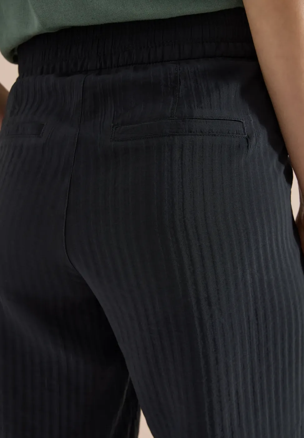 Pantalon large taille haute en Loose Fit