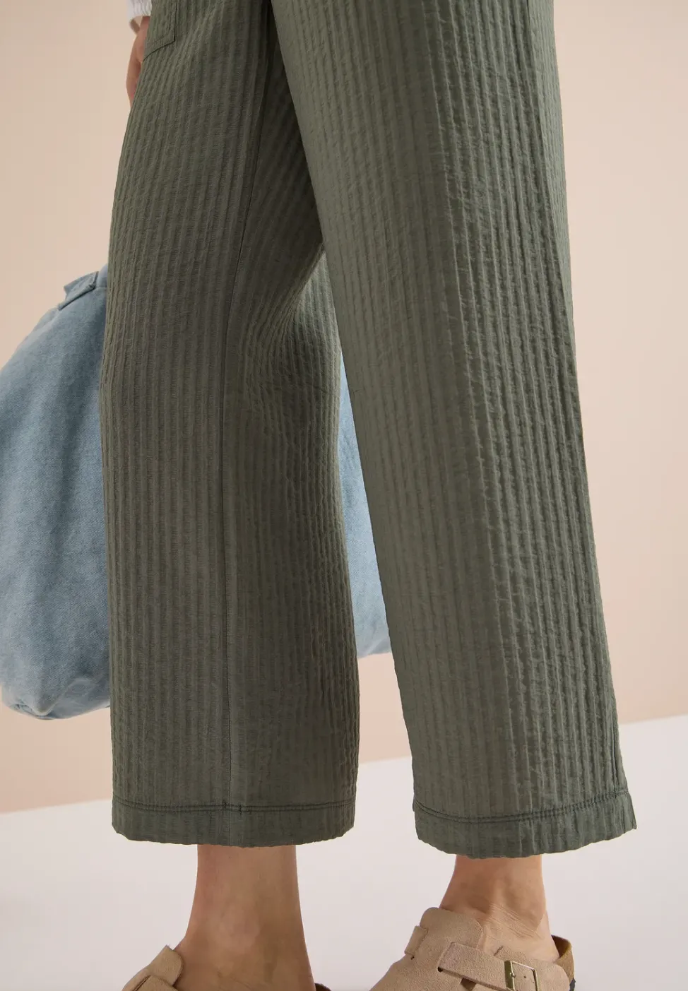 Pantalon large taille haute en Loose Fit