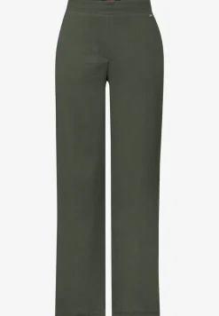 Pantalon large texturé